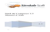 SimLab Composer 2.3 Manuel d'Aide · 2013. 6. 11. · │ SimLab Composer 2.3 Introduction Qu'est-ce que SimLab Composer? SimLab Composer est un bâtisseur de scène 3D et de partage