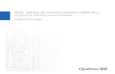 Programme d¶études préuniversitaires · ISBN 978-2-550-68356-8 (PDF) Dépôt légal – Bibliothèque et Archives nationales du Québec, 2013 . ... lettres et communication ...