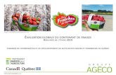 Évaluation globale du contenant de fraises · 1 litre muni d’une anse. ... 1. un plus grand taux de récupération de l’emballage 2. l’utilisation de matière recyclée •