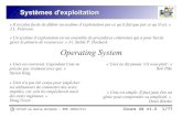 Operating System - Freetvaira.free.fr/os/CoursOS.pdfLT La Salle Avignon – BTS IRIS Cours OS v1.0 3/77 Définitions Le système d'exploitation (SE ou OS pour