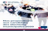 Nos propositions aux candidats des élections municipales 2020 · aux candidats des élections municipales 2020 ... du Grand-Ouest Nos attentes Contribuer au désenclavement des territoires