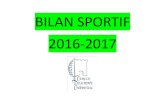 BILAN SPORTIF 2016-2017 - p8.storage.canalblog.com · Le club a organisé deux stages de club durant les vacances scolaires de noël et février conjointement avec les clubs de Tain
