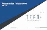Présentation Investisseurs - NextStage€¦ · Avertissement Cette présentation a été préparée par Groupe TERA la « Société », uniquement en vue d’ête utilisée lors