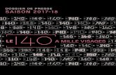 DOSSIER DE PRESSE SaISOn 2017-18 · - apéro-concert [ 7 18h30 ] en concert- albin de la simone dans le cadre du festival FrancoFaune [ 11 20h30 ] / Teatro Engranaje- micromundo