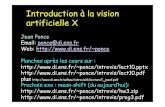 Introduction à la vision artificielle Xponce/introvis/lect10.pdf · Analysis and Machine Intelligence, 15(4):353-363 (1993). \copyright 1993 IEEE. I1 I2 I10 Reprinted from “A Multiple-Baseline