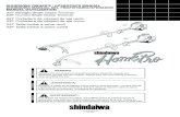 SHINDAIWA OWNER’S / OPERATOR'S MANUAL SHINDAIWA …...tm 22f 22t shindaiwa owner’s / operator's manual shindaiwa manual del propietario/operador manuel d’utilisation 22t straight