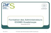 Formation des Administrateurs ESMS Guadeloupe 2017. 1. 25.¢  Nov 2016 Formation des Administrateurs