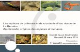 Les espèces de poissons et de crustacés d'eau douce de La ......Les espèces de poissons et de crustacés d'eau douce de La Réunion. Biodiversité, origines des espèces et menaces.