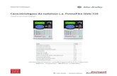 520-TD001E-FR-E Caractéristiques techniques du variateur c ...€¦ · 2 Publication Rockwell Automation 520-TD001E-FR-E – Juillet 2016 Caractéristiques du variateur c.a. PowerFlex