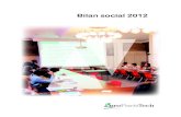 Bilan social 2012 12.12 - AgroParisTech · 2018. 3. 21. · Le bilan social est un document de référence. Il rappelle les principales données chiffrées permettant d'apprécier