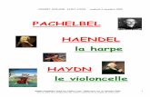 PACHELBEL HAENDEL la harpe HAYDN · Dossier pédagogique réalisé par Frédéric Fuchs, CPEM bassin sud, en septembre 2009, dans le cadre de la préparation des concerts scolaires.de