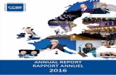 ANNUAL REPORT RAPPORT ANNUEL 2016 · C’est pour défendre ce principe que le CCBE et le DAV ont mis en place l’opération « Les avocats européens à Lesbos ». Trente avocats,