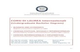 CORSI DI LAUREA Internazionali - Buenos Aires · PDF file El Alma Mater se estableció en Buenos Aires en 1998, luego de la firma del Tratado de Colaboración Científica y Cultural