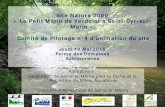 Réunion publique d’information Site Natura 2000 « Rivière ... · Jeudi 12 Mai 2016 Ferme des Domaines Sablonnières ... • Présentation des potentialités d’extension du