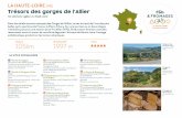 LA HAUTE-LOIRE (43) Trésors des gorges de l’Allierstatic.apidae-tourisme.com/filestore/.../7367088.pdf · Dans les reliefs souvent escarpés des Gorges de l’Allier, suivez le