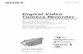 Digital Video Camera Recorder · Corporation de EE.UU. •MS-DOS y Windows son marcas comerciales registradas con licencia de Microsoft ... memoria Uso de la ranura de tarjeta de