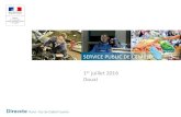 SERVIE PULI DE L’EMPLOI - Les services de l'État en région · 1er juillet 2016 Le Nord - Pas-de-Calais Picardie • Richesse produite : 152 milliards d’euros de PI (3e rang)