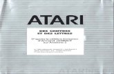 Des chiffres et des lettres - CA - RXF 52001...ATARI DES CHIFFRES ET DES LETTRES D'après la célèbre émission JAMMOT sur Antenne 2 1983-ARMAND JAMMOT / ANTE-NNE 2 JEUX NATHAN S.A.