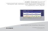 JUMO AQUIS touch P 20258000T92Z002K000 V2.00/FR/00614114 JUMO AQUIS touch P Instrument de mesure multicanal modulaire pour l'analyse des liquides avec régulateur intégré et enregistreur