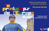 Du 5 au 30 mai 2013 - BFC International · Du 10 au 12 mai, la péniche Cancale se met à l’heure du “Printemps de l’Europe” ! Au programme : concerts et soirées dansantes,