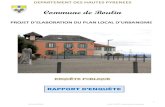 Commune de Boulin - Préfet des Hautes-Pyrénées...I –GENERALITES 1-Préalables à l’Enquête L’élaoation du Plan Local d’Uanisme (PLU) de la commune de Boulin fait suite