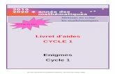 Livret d’aides CYCLE 1 Enigmes Cycle 1blogacabdx.ac-bordeaux.fr/maths64/wp-content/uploads/... · 2020. 2. 10. · 3 Groupe Départemental Mathématiques / Semaine des Maths 2020