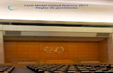 Lyon Model United Nations 2017 Règles de procédures · 2017. 5. 3. · Lyon Model United Nations 2017 Règles de procédures. R È G L E S G É N É R A L E S ARTICLE PREMIER :