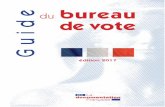 Guide du bureau de vote - Aube burea… · « En application de la loi du 11 mars 1957 (art. 41) et du Code de la propriété intellec-tuelle du 1er juillet 1992, complétés par
