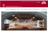 Les Orgues du Temple de Château-d’Oex€¦ · 4 / Le Temple de Château-d’Oex C’est au VIe siècle qu’il faut situer Saint Donat, promu à l’archevêché de Besançon,