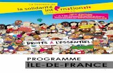 PROGRAMME ÎLE-DE-FRANCE · 2015. 11. 13. · Balade street art Le Climat au Pied du Mur Sous l’impulsion de l'ONG CARE France, 5 artistes street art ont investi l'espace public