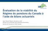 Évaluation de la viabilité du Régime de pensions du Canada à · Source: 27e rapport actuariel du Régime de pensions du Canada au 31 décembre 2015, déposé devant le Parlement
