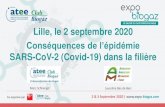 Lille, le 2 septembre 2020€¦ · Co-organisé par 2 & 3 Septembre 2020 | Lille, le 2 septembre 2020 Conséquences de l’épidémie SARS-CoV-2 (Covid-19) dans la filière Marc Schlienger