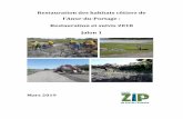 l’Anse-du-Portage : Restauration et suivis 2018 Jalon 1 · Équipe sur le terrain : Francis Bonnier Roy Marie-Noëlle Juneau ... l’Estuaire en 2015 et à la caractérisation écologique