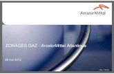 ZONAGES GAZ - ArcelorMittal Atlantique...atelier désulfuration des buées et passerelle collecteur gaz cokerie. Détecteur 4 gaz MATAGGLO (sinter plants) : Bâtiments* chaines Agglo2-Agglo3,