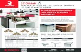 STICKMAN - Richelieu Hardware · Les profilés Stickman sont conçus pour accroître la robustesse et la protection des arêtes. Des ouvertures pour contenir la colle sont incorporées