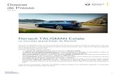 Dossier de Presse - lemobiliste.comlemobiliste.com/wp-content/uploads/2016/04/lemobil... · Dossier de Presse Avril 2016 Renault TALISMAN Estate Le nouveau grand break de Renault