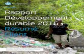 Rapport Développement durable 2016 Résumé · Depuis le début de 2015, plus de 9,5 millions de personnes ont bénéficié de notre travail d’amélioration de l’apprentissage