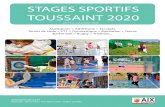TOUSSAINT 2020 · 11 Aix les Milles Tennis de table Tennis de table 12 Gymnastique du Pays d‘Aix Gymnastique 13 Club de la Tour d‘Aygosi Tennis ... Franck CITRON - 06 11 04 74