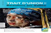 Ouverture du musée - Beaufort-en-Anjou€¦ · ACTUALITÉ BUDGET - Partie 1 6 N°147 JANVIER 2015 Budget : le bilan 2014 Vote du budget 2015 Lundi 30 mars à 19h Salle du conseil