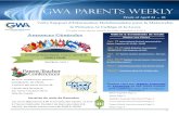 GWA PARENTS WEEKLY...Horaires du mois de Ramadan Les cours débuteront à 9h et la sortie des classes se fera à l’heure habituelle. Pendant les demi-journées (13-16juin), les élèves