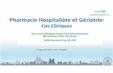 Hopipharm Marseille Pharmacie Hospitalière et Gériatrie · Tension artérielle : 110/80mmHg FC : 70 Test hypotension orthostatique non réalisé-Chutes à répétition suite à