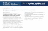 Bulletin officiel du conseil municipal - Site Internet · 2019. 2. 20. · Le Bulletin fficiel u coneil unicipal - nuro 178 Le Bulletin officiel du conseil municipal 2 Le 11 février