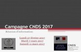 Campagne CNDS 2017 - CDOS 06 · 1. LES CHIFFRES DU CNDS Pour 2016 : 9 631 583 euros de crédits –Part emploi : 26,7% –Part actions : 73,3% Pour 2017 9758430 euros de crédits