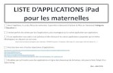 N’ouliez pas qu’il existe aussi des appliations en ligne ...circo89-auxerre1.ac-dijon.fr/IMG/pdf/liste_d_applis_ios_maternelle... · Peut être utile pour des consignes dans un