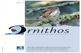 0 Couv 23-1 - LPOOrnithos 23-1 (2016) Ornithologie de terrain et ornithologie virtuelle La base même de l'ornithologie de terrain est l'identification des oiseaux que l'on observe.