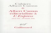 Albert Camus éditorialiste à 'L'Express'...Albert Camus éditorialiste à « L'Express» 1956 (« Remerciement à Mozart »); mais un éditorial isolé, daté du 24 août 1956 et