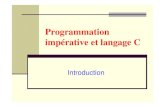 Programmation impérative et langage Csylvain.tisserant.perso.luminy.univ-amu.fr/Prog... · Partie 2 : Structures de contrôle Partie 3 : Tableaux et pointeurs Tableaux Pointeurs