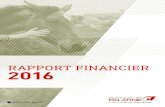 RAPPORT FINANCIER - Accueil · Rapport de gestion du Conseil d’administration exercice 2016 1 Rapport de gestion du Conseil d’administration exercice 2016 Contexte économique