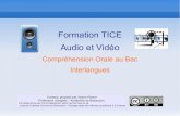 Formation TICE Audio et Vidéolangues.ac-besancon.fr/sites/langues/IMG/pdf/formation_audio_vide… · en mode hertzien, analogique ou numérique, par un service de communication audiovisuelle