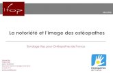 Sondage Ifop pour Ostéopathes de France€¦ · Connection creates value 3 La méthodologie Etude réalisée par l'Ifop pour Ostéopathes de France Echantillon Méthodologie Mode
